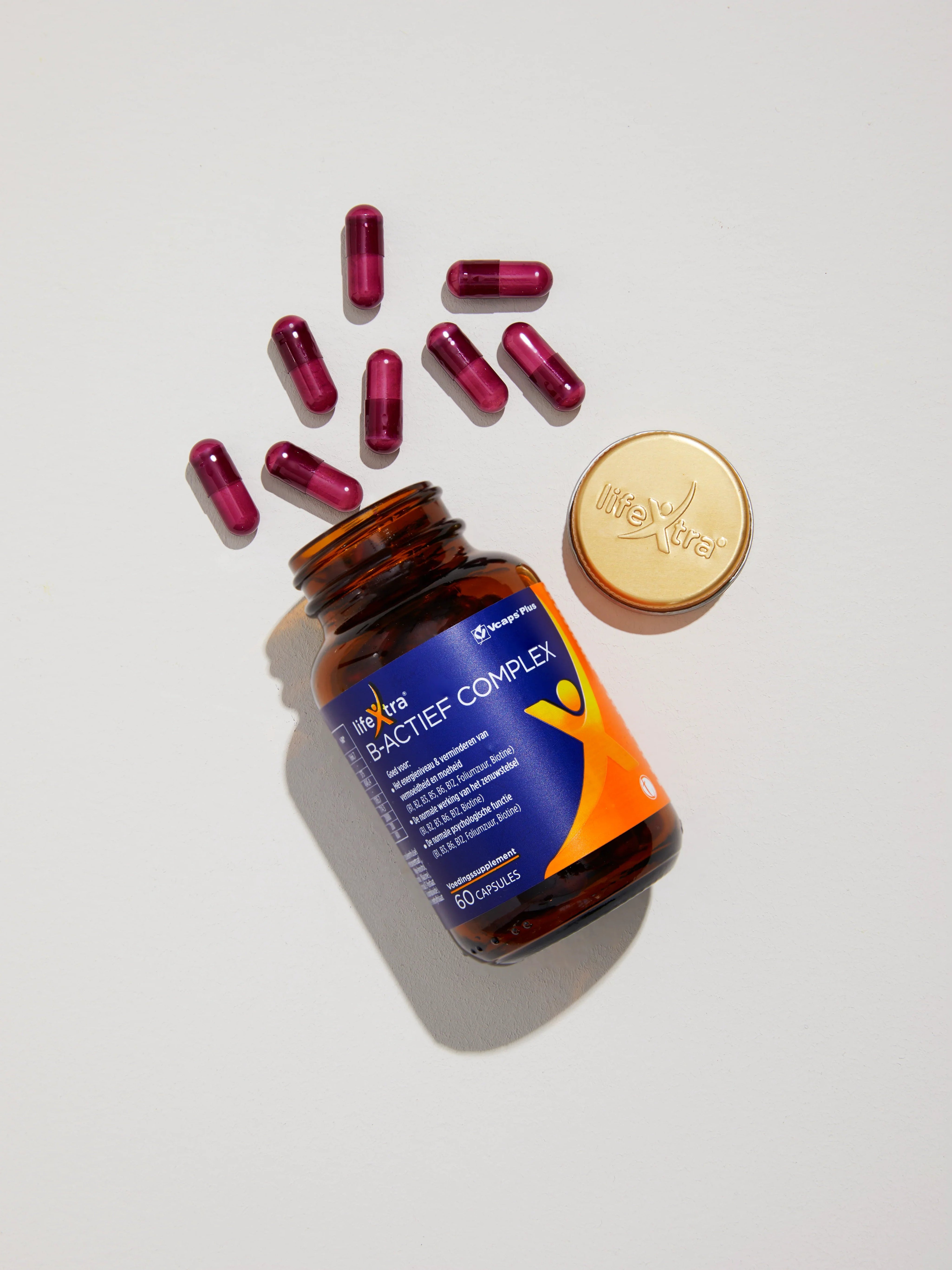 LifeXtra B-Active Complex vitamin B capsules